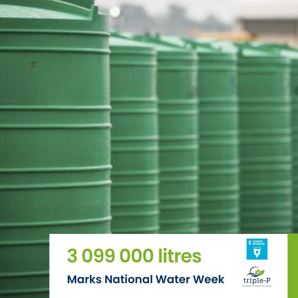 3M Litres Mark National Water Week